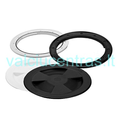 Hermetiškas dangtelis 200 mm užsukamas su tarpine